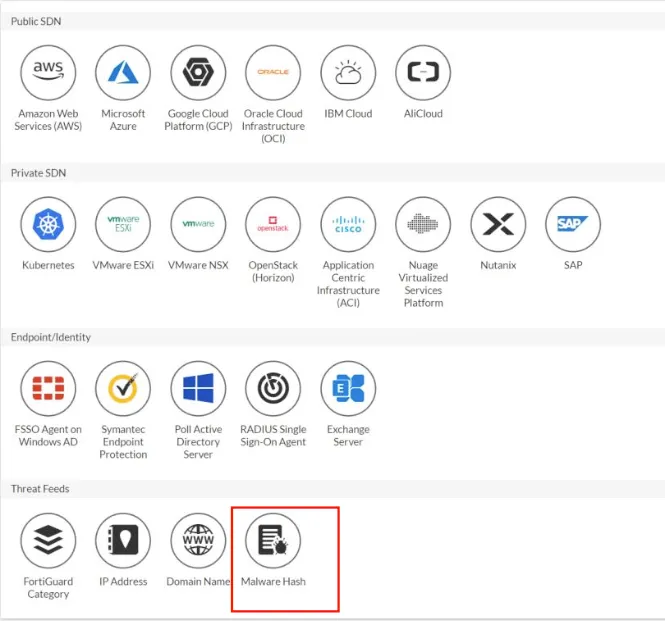 Fortigate Malware Hash Threat Feed Kullanımı