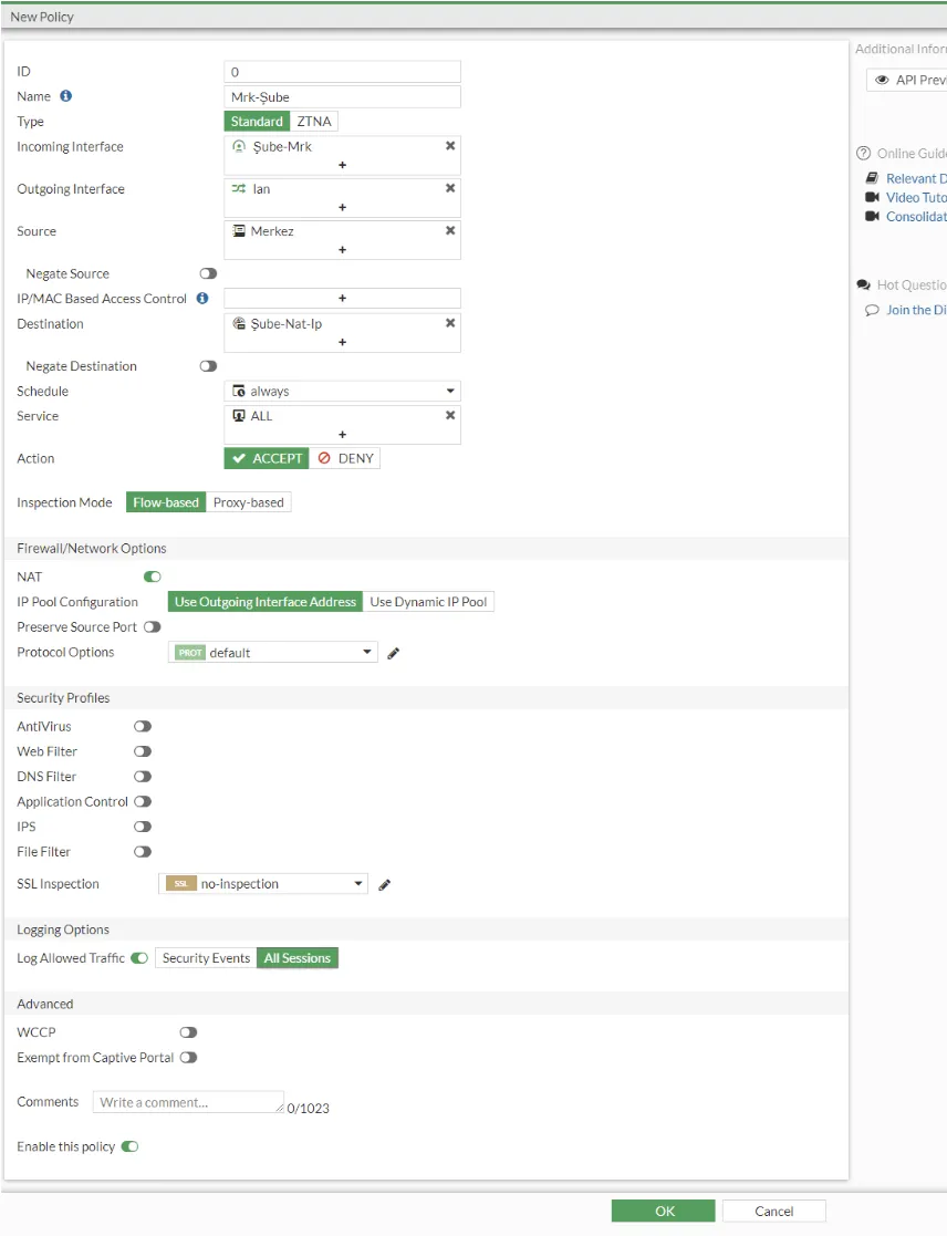 Fortigate IPSEC VPN Overlapping Subnet