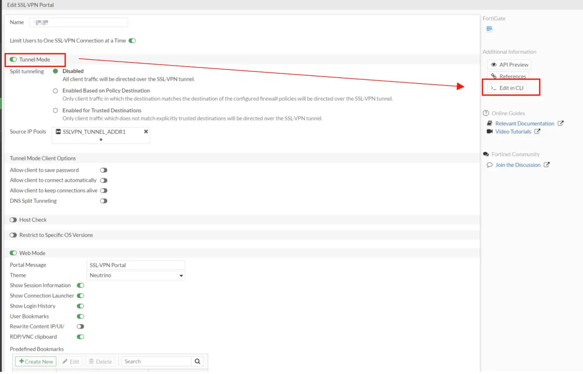 Fortigate SSL VPN MAC Adresi Filtreleme