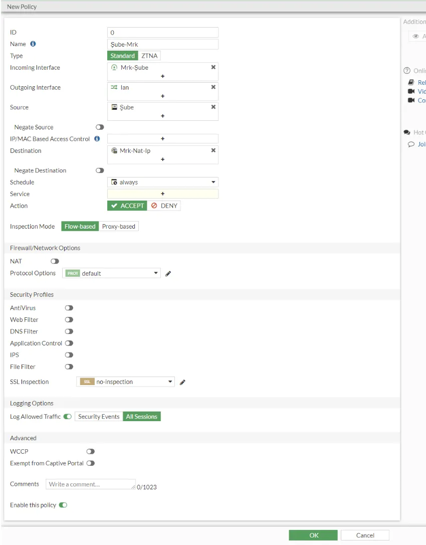 Fortigate IPSEC VPN Overlapping Subnet