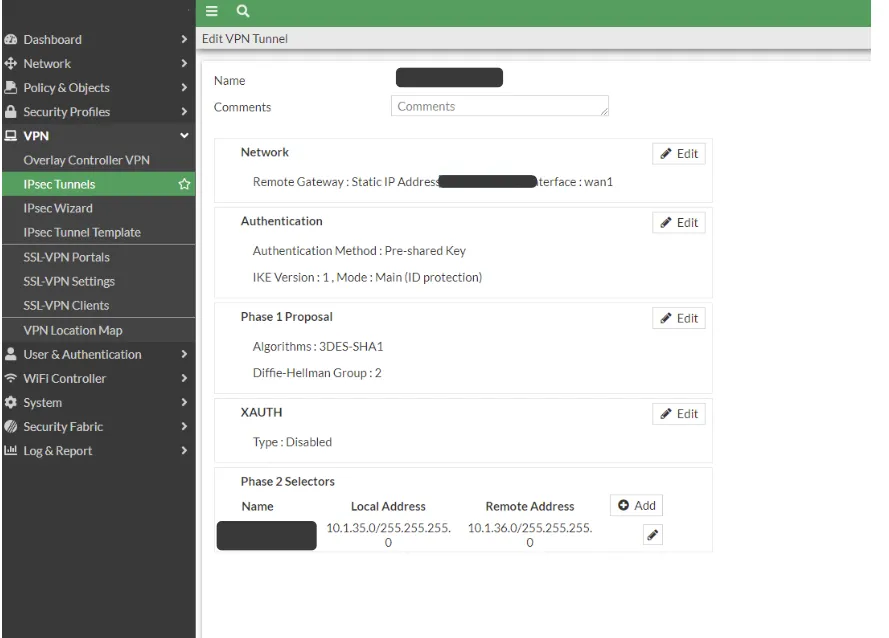 Fortigate IPSEC VPN Overlapping Subnet