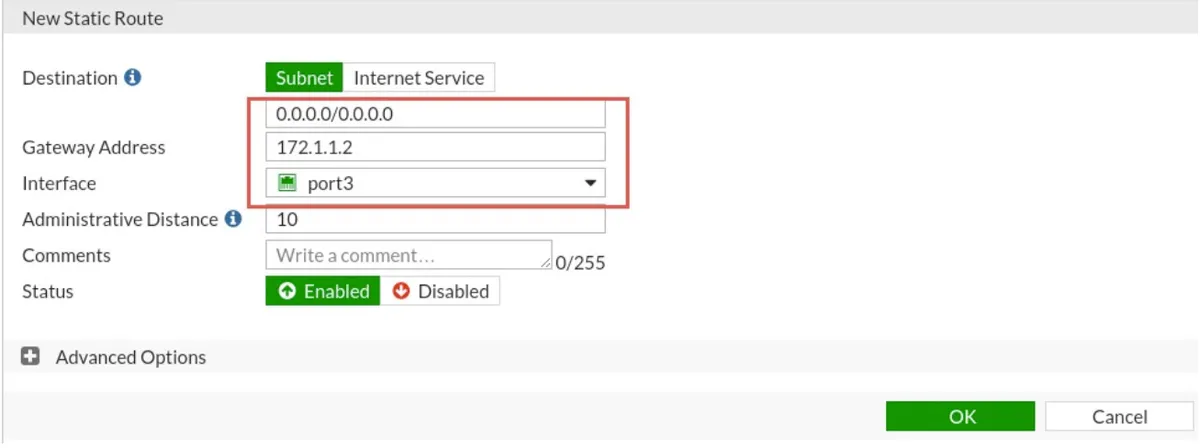 Fortigate Kurulumu ve Basit Network Senaryosu